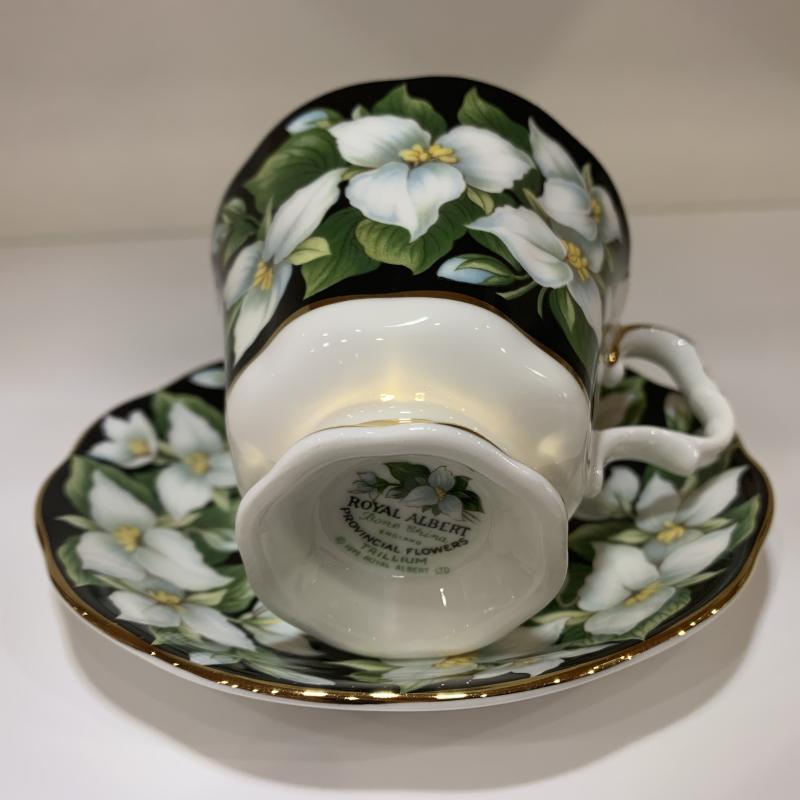 Service à Café Royal Albert Summer Garland - 6 Tasses Et 6 Soucoupes En Porcelaine