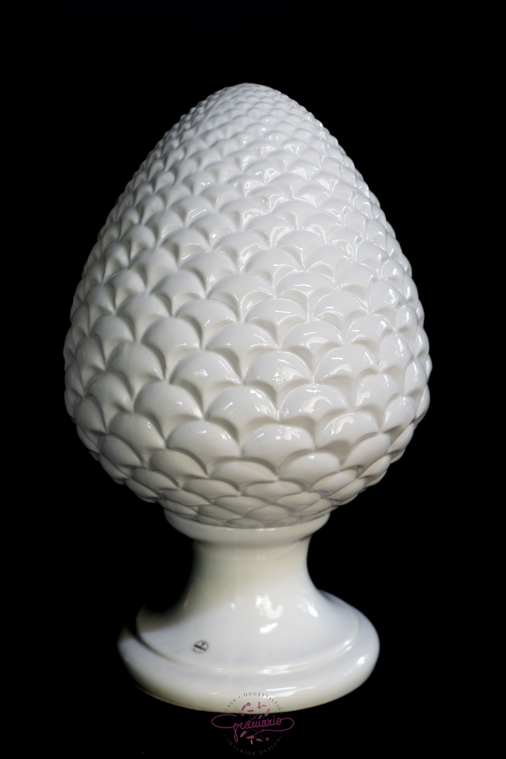 Fornelletto In Porcellana ASA À Table, 17 Cm Di Diametro, Colore Bianco