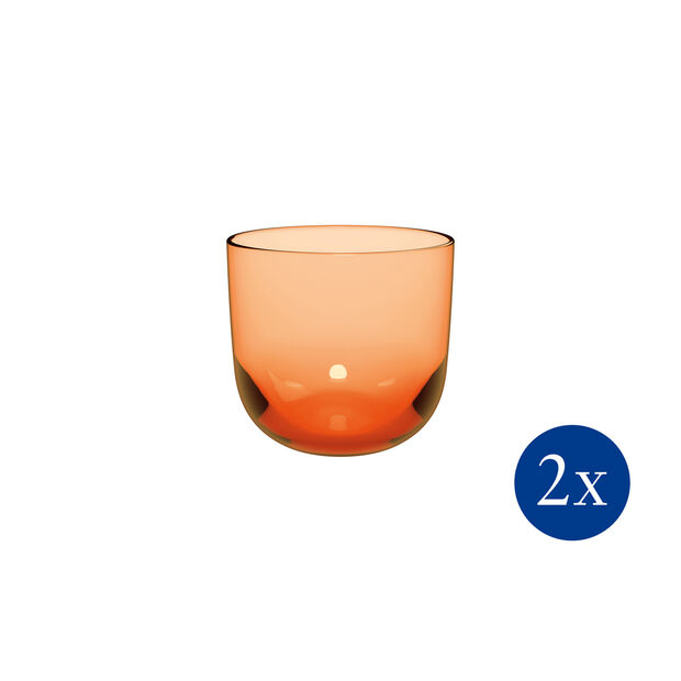 like-apricot-bicchieri-da-acqua-colorati-arancione-280-ml