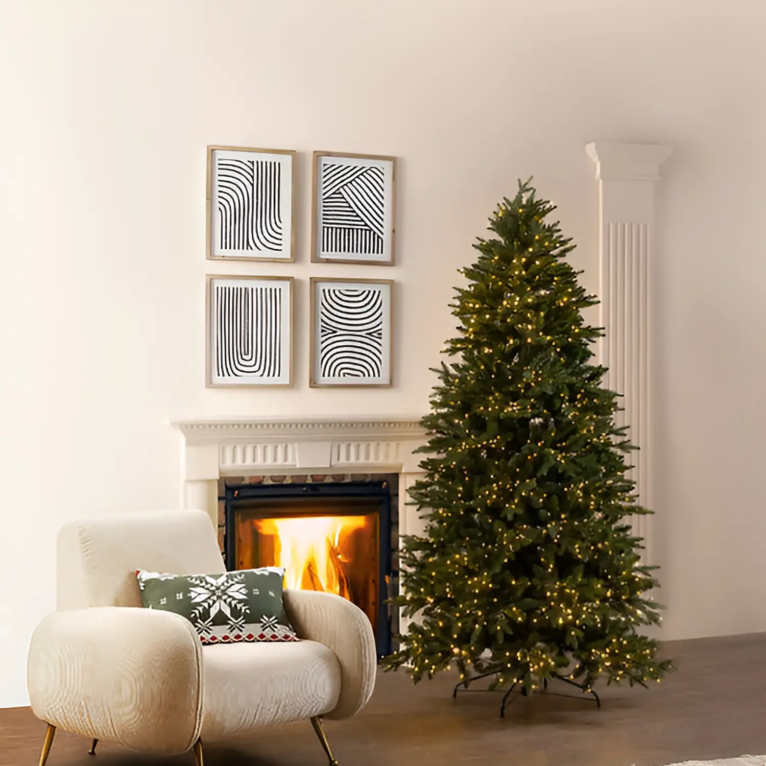 Enzo De Gasperi-EDG Albero di Natale Pino Cristallo  2.500 Miniled 240×139 Cm