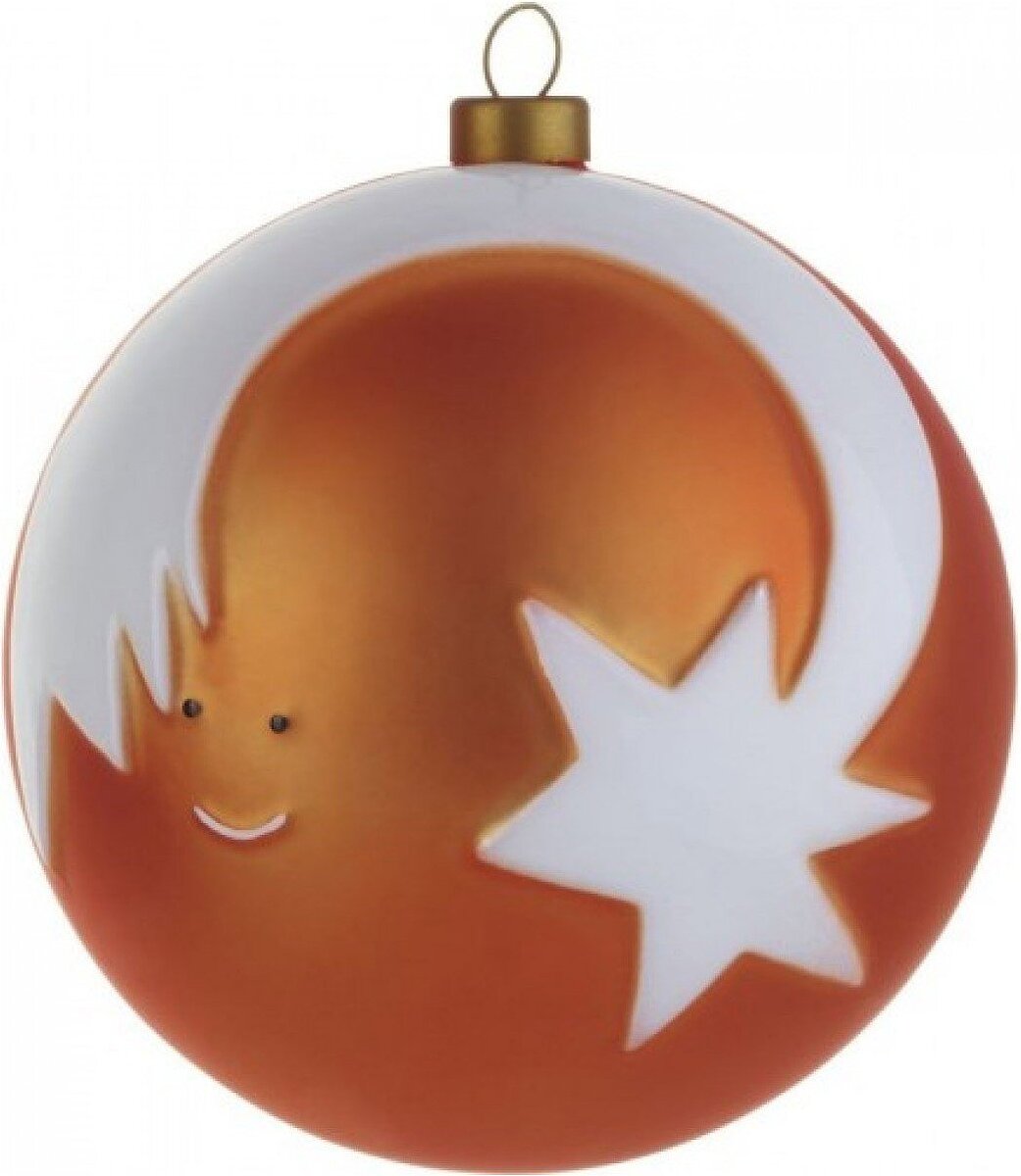 Alessi Pallina di Natale in Vetro Stella Cometa