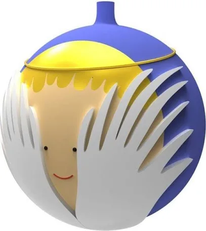 Alessi Pallina di Natale in vetro L’Angioletto