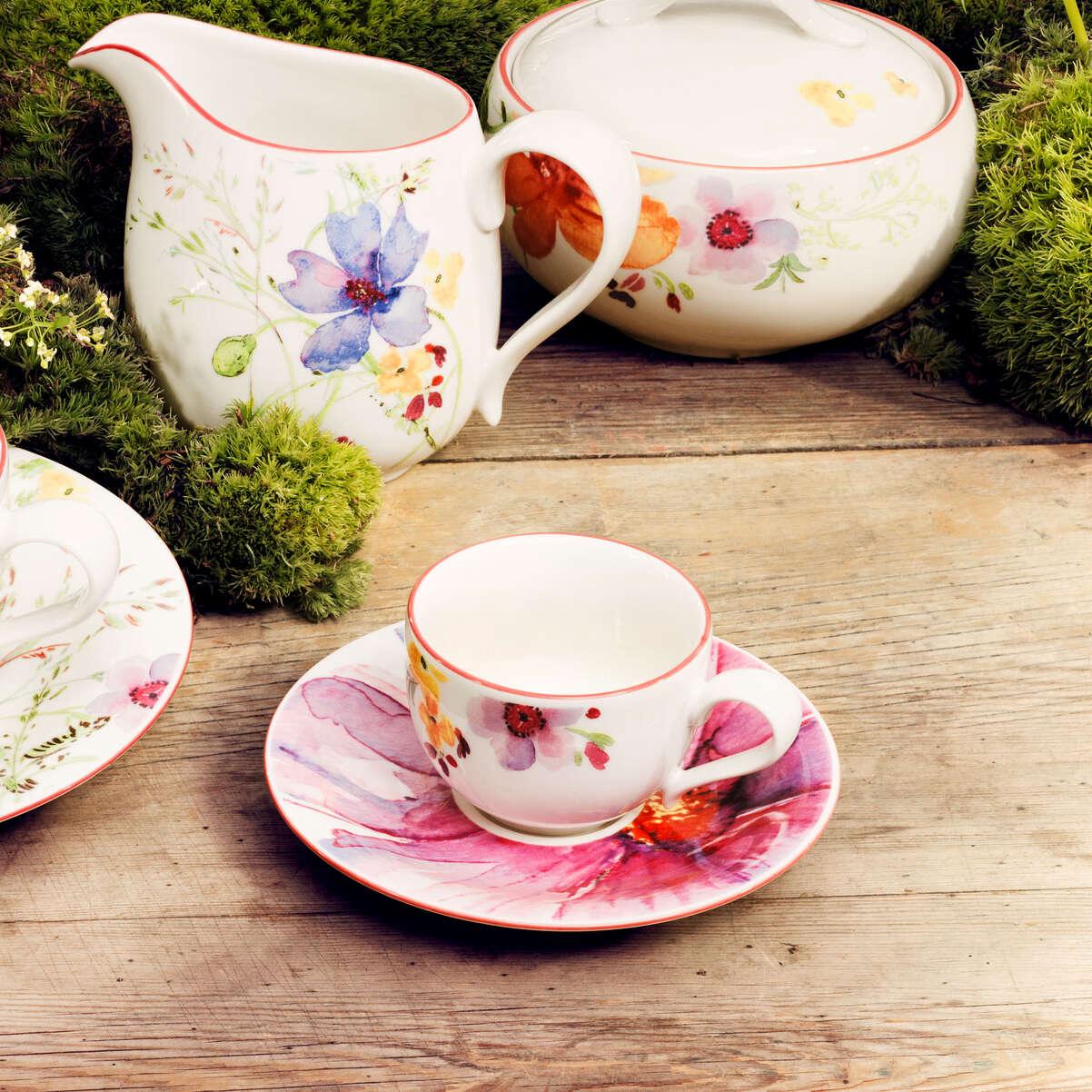 Villeroy & Boch Tazzina Caffe Espresso con Piattino Mariefleur