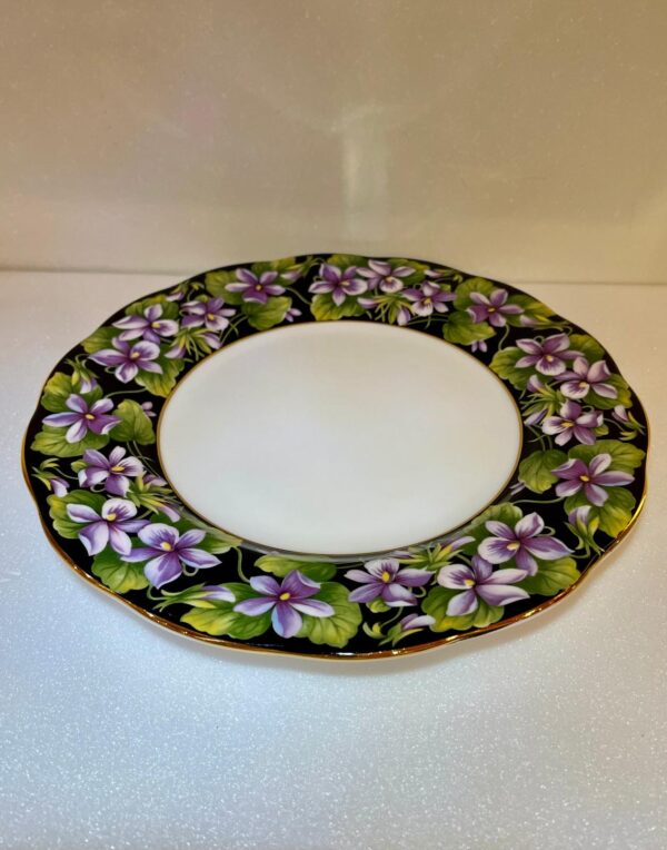 Royal Albert Piatto Dessert Provincial Flower Purple Violet